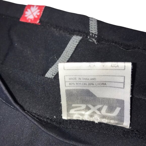 2XU Long Sleeve Compression Shirt.  Mock Neck.  Black. Size Women's Medium - Picture 5 of 12